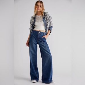 free people mid rise harlow wide leg jeans